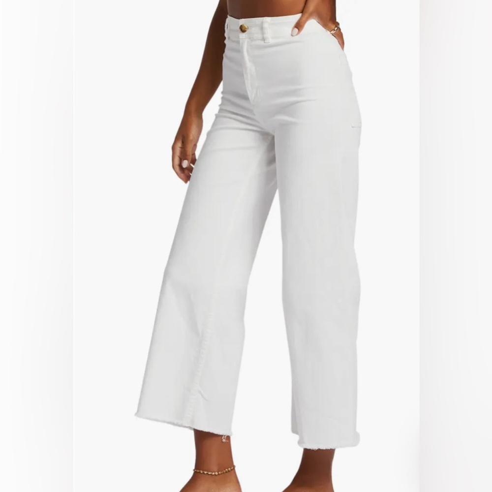 Free Fall Wide Leg Cropped Pants Billabong Size 29